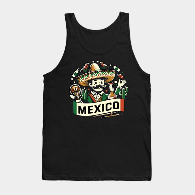 Mexico Fan Art Tank Top by Trendsdk